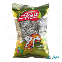 تخمه آفتابگردان با طعم موهیتو 120 گرمی سنجابک