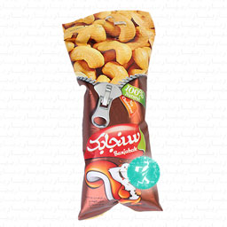 بادام هندی بو داده 40 گرمی سنجابک