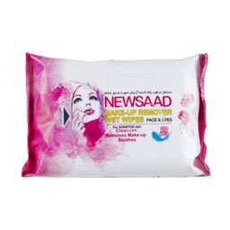 دستمال مرطوب پاک کننده آرایش بالشتی نرمال 20 عددی نیوساد