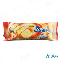 کیک پرتقالی سانلی 120 گرمی شیرین برنا