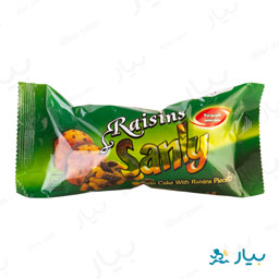 کیک دوقلو کشمشی 70 گرمی شیرین برنا