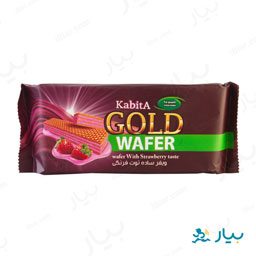 ویفر ساده توت فرنگی 80 گرمی شیرین برنا