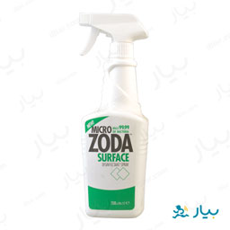 محلول ضدعفونی کننده برای کلیه سطوح پرتماس 750 میلی لیتری میکروزدا