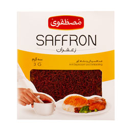 زعفران درجه یک مقدار 3 گرمی مصطفوی