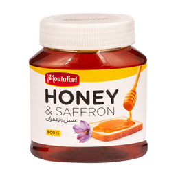 عسل زعفرانی 600 گرمی مصطفوی