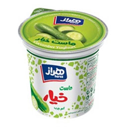 ماست خیار کم چرب 750 گرمی هراز