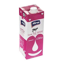 شیر کم چرب تتراپک 1 لیتر هراز