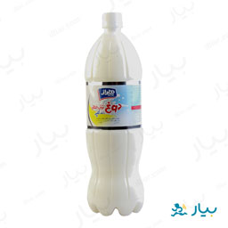 دوغ ترش محلی با طعم گلپر بدون گاز 1500 میلی لیتر هراز