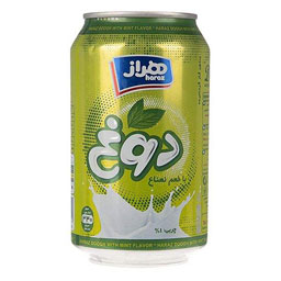 دوغ قوطی 330 گرمی با طعم نعنا