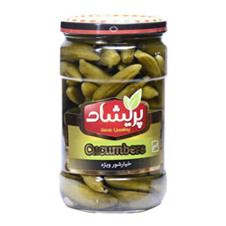 خیار شور ویژه کوچک 680 گرمی پریشاد