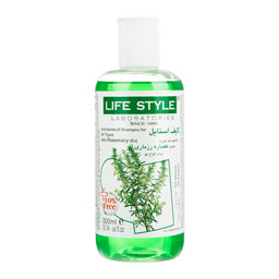 شامپو ضد شوره حاوی عصاره رزماری برای انواع مو 300 میلی لیتری لایف استایل