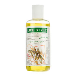 شامپو تقویت کننده کراتین و جو دو سر 300 میلی لیتری لایف استایل