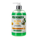 مایع دستشویی گیاهی حاوی عصاره بابونه و روغن زیتون 500 میلی لیتری لایف استایل