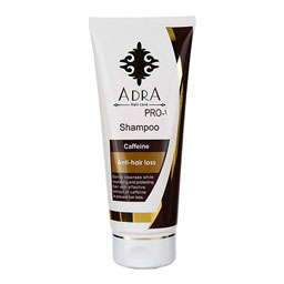 شامپو کافئین تقویت مو و ضد ریزش 200 میلی لیتری آدرا