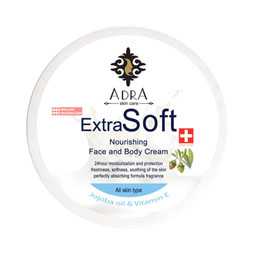 کرم مرطوب کننده دست و صورت اکسترا سافت 200 میلی لیتری آدرا