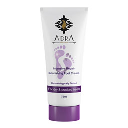 کرم ترک پا حاوی عصاره آلوئه‎ورا و بابونه 75 میلی‌لیتری آدرا