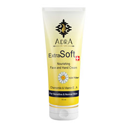 کرم مرطوب کننده بابونه و بادام 75 میلی لیتری آدرا