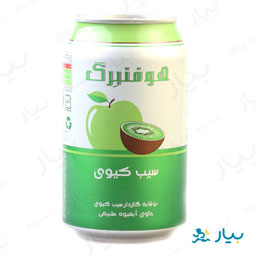نوشابه گازدار سیب کیوی 330 میلی لیتری هوفنبرگ