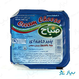 پنیر خامه ای 100 گرمی صباح