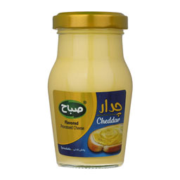 پنیر پروسس چدار شیشه ای 140 گرمی صباح
