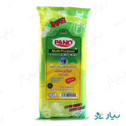 دستمال مرطوب پاک کننده لوازم منزل 36 برگی پانو