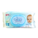 دستمال مرطوب کودک کرم دار (درب دار)60 برگی لوسین