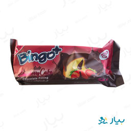 کیک توت فرنگی با مغزی شکلات بینگو