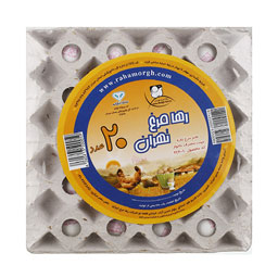 تخم مرغ 20 عددی رها مرغ تهران