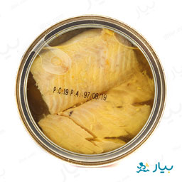 تن ماهی فیله ماهی قزل آلا در روغن و زعفران 240 گرمی تاپسی