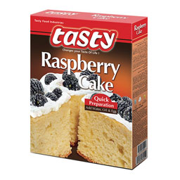 پودر کیک تمشک 500 گرمی تیستی