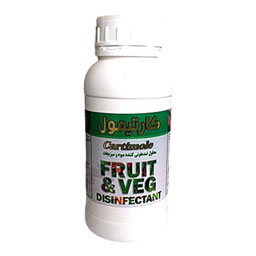 محلول ضدعفونی کننده میوه و سبزیجات حجم 500 میلی لیتری کارتیمول