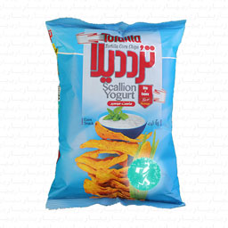 چیپس برگ ذرت ماست و موسیر 80 گرمی ترددیلا