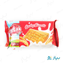 بیسکویت تک نفره شهد جو شیرین شده با شهد توت 60 گرمی ستاک
