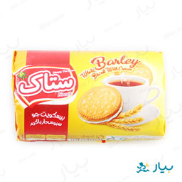 بیسکویت جو سبوسدار با کرم کاکائو 150گرمی ستاک