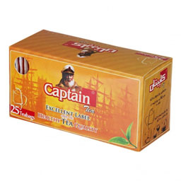 تی بگ ساده بدون انولوپ 25 عددی کاپیتان