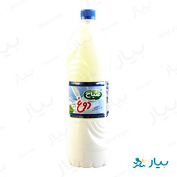دوغ بدون گاز گرمادیده با طعم نعناع 1/5 لیتری صباح