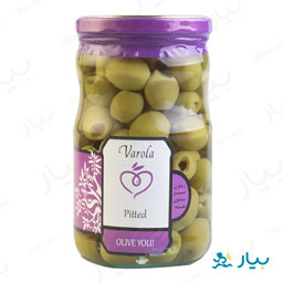 زیتون سبز بدون هسته 650 گرمی وارولا