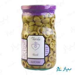زیتون سبز ورقه شده 650 گرمی وارولا