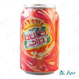 نوشابه گازدار با طعم کولا 330 میلی لیتری کانادا درای