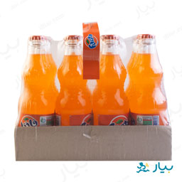 نوشابه پرتقالی 250 میلی لیتری شیشه 12 عددی فانتا