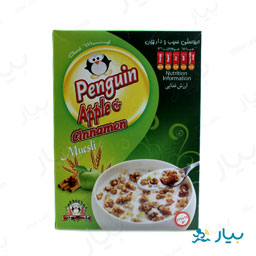 میوسلی سیب و دارچین 375 گرمی پنگوئن
