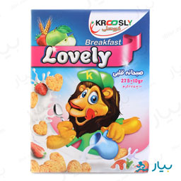 کورن فلکس قلبی کروسلی 275 گرمی پنگوئن