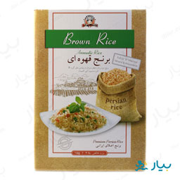 برنج قهوه ای 1 کیلویی پنگوئن