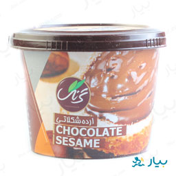 ارده شکلاتی طعم دار 300 گرمی (ظرف I M N) ترنگ