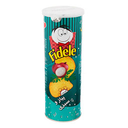 چیپس با طعم پیاز و سبزیجات 130 گرمی فیدل