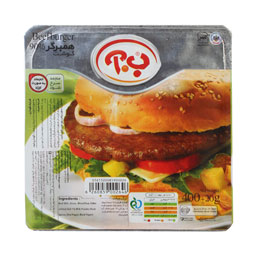 همبرگر 90 درصد گوشت 400 گرمی ب.آ