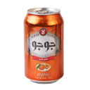 نوشیدنی مالت بدون الکل هلو 330 میلی لیتری جوجو