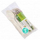 قاشق یکبار مصرف گیاهی 12 عددی درفین