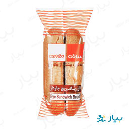 نان ساندویچ چاودار 2 عددی سه نان