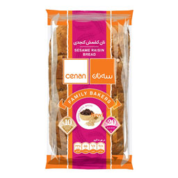 نان کشمش کنجدی 150 گرمی سه نان